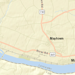 Maytown Street Map