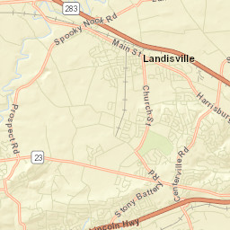 Landisville Street Map