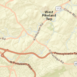 Chester Springs Street Map