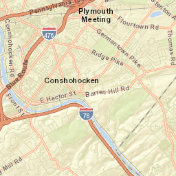 Conshohocken Street Map