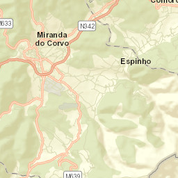 Miranda do Corvo Street Map