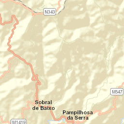 Pampilhosa da Serra Street Map