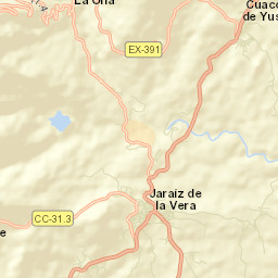 Garganta la Olla Street Map