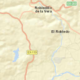 Robledillo de la Vera Street Map