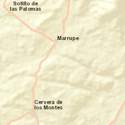 Cervera de los Montes Street Map