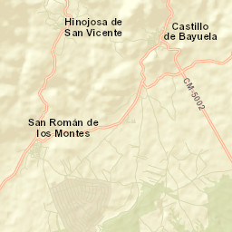 Hinojosa de San Vicente Street Map