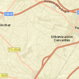 Yuncos Street Map