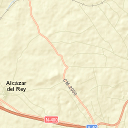 Alcázar del Rey Street Map