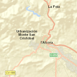 l'Alcora Street Map