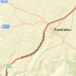 Paulilatino Street Map