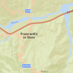 Francavilla in Sinni Street Map