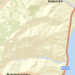 Rocca Imperiale Street Map