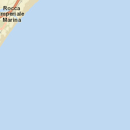 Rocca Imperiale Marina Street Map