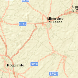 Cerfignano Street Map
