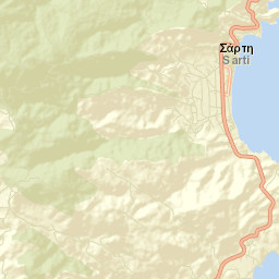 Sárti Street Map