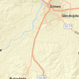 Gönen Street Map