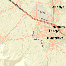 İnegol Street Map