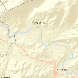 İnhisar Street Map