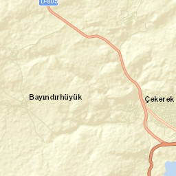 Çekerek Street Map