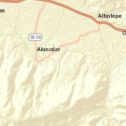 Akıncılar Street Map