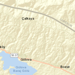 Gölova Street Map