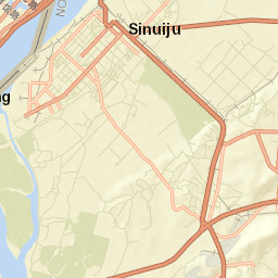 Sinŭiju Street Map