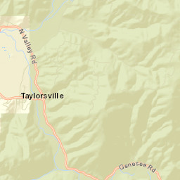 Taylorsville California Street Map