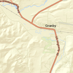 Granby Colorado Street Map