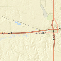 Wray Colorado Street Map