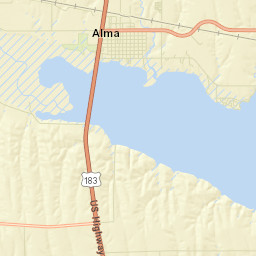 Alma Street Map