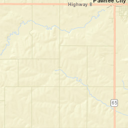 Pawnee City Street Map