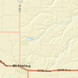 Mount Sterling Street Map