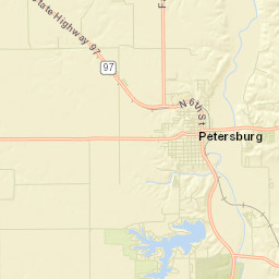 Petersburg Street Map