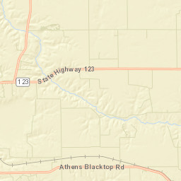 Menard County Street Map