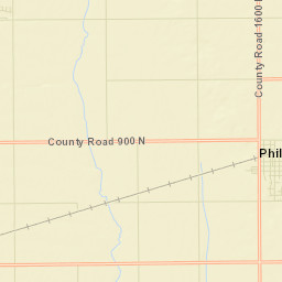 783 County Road 1200 East, Tolono, IL Street Map