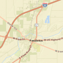 Pendleton Street Map