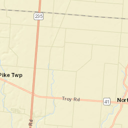 North Hampton Ohio Street Map