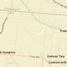 Windy Corner Ohio Street Map