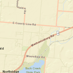 The Knolls Ohio Street Map