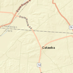 Catawba Station Ohio Street Map