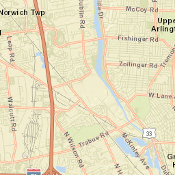 San Margherita Ohio Street Map