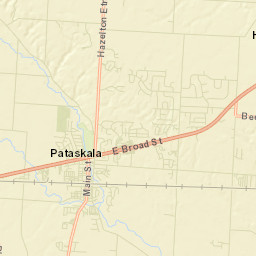 Pataskala Ohio Street Map