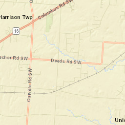 Outville Ohio Street Map