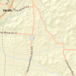 Lloyd Corners Ohio Street Map