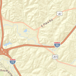 Sunnymeade Ohio Street Map