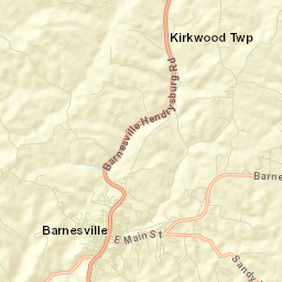 100-240 South Chestnut Street, Barnesville Street Map