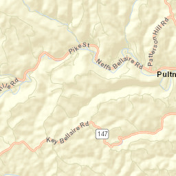 Stewartsville Ohio Street Map