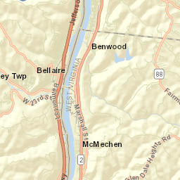 Avondale Ohio Street Map