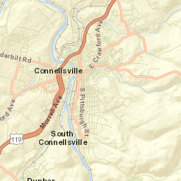 Connellsville Street Map