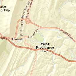 Everett Street Map